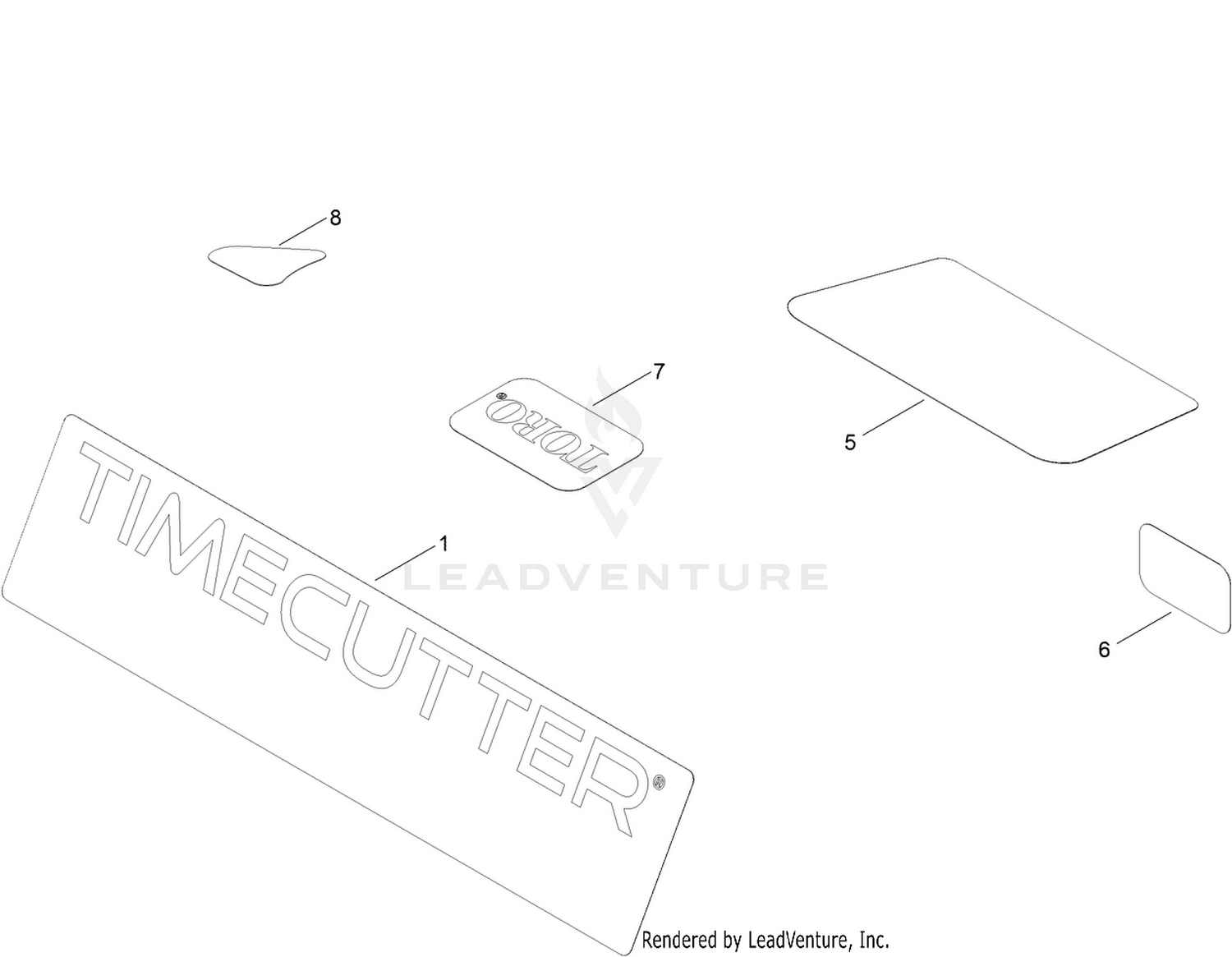 Model Specific Decal Assembly