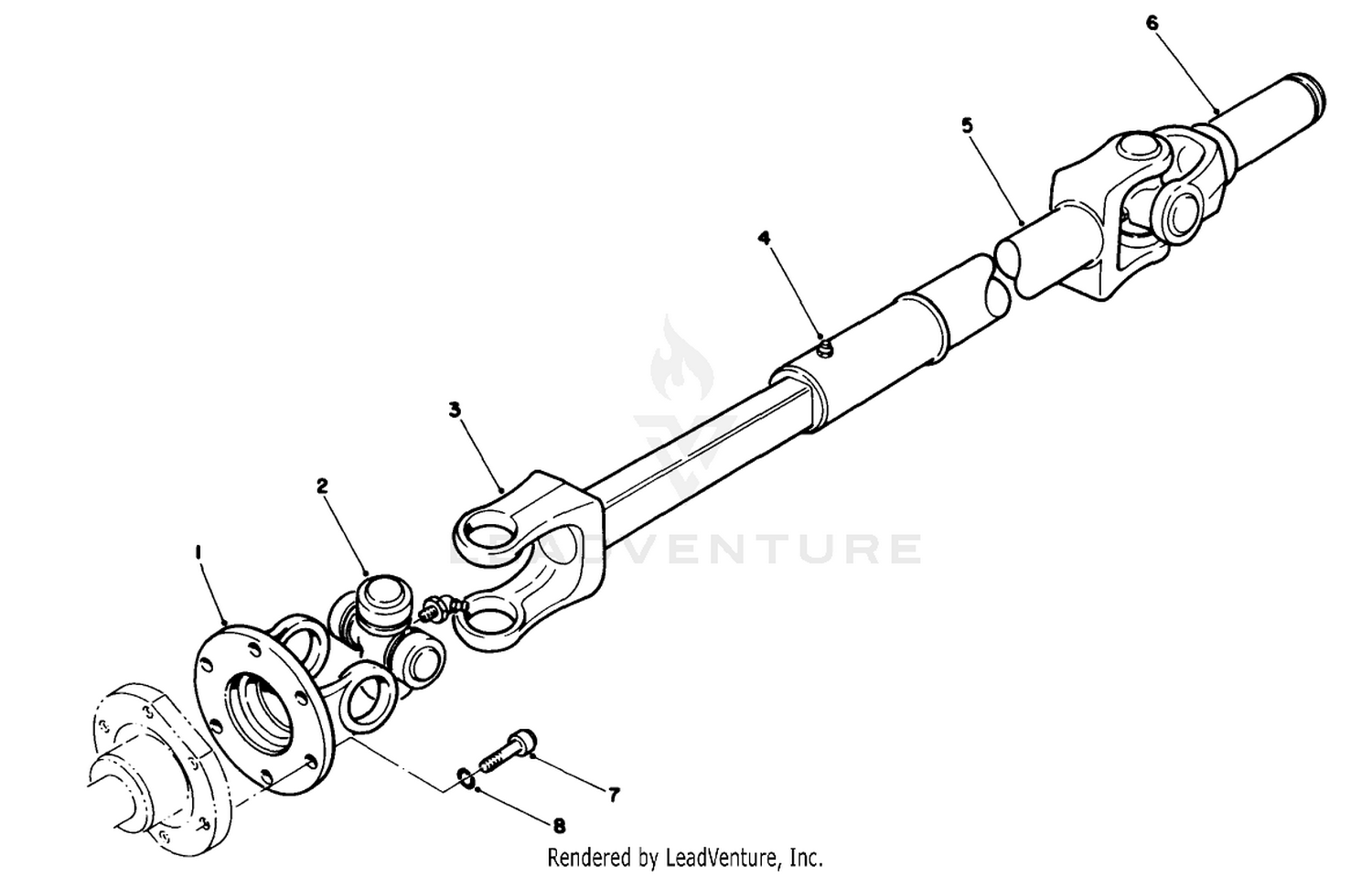 Drive Shaft Assembly No. 71-4550