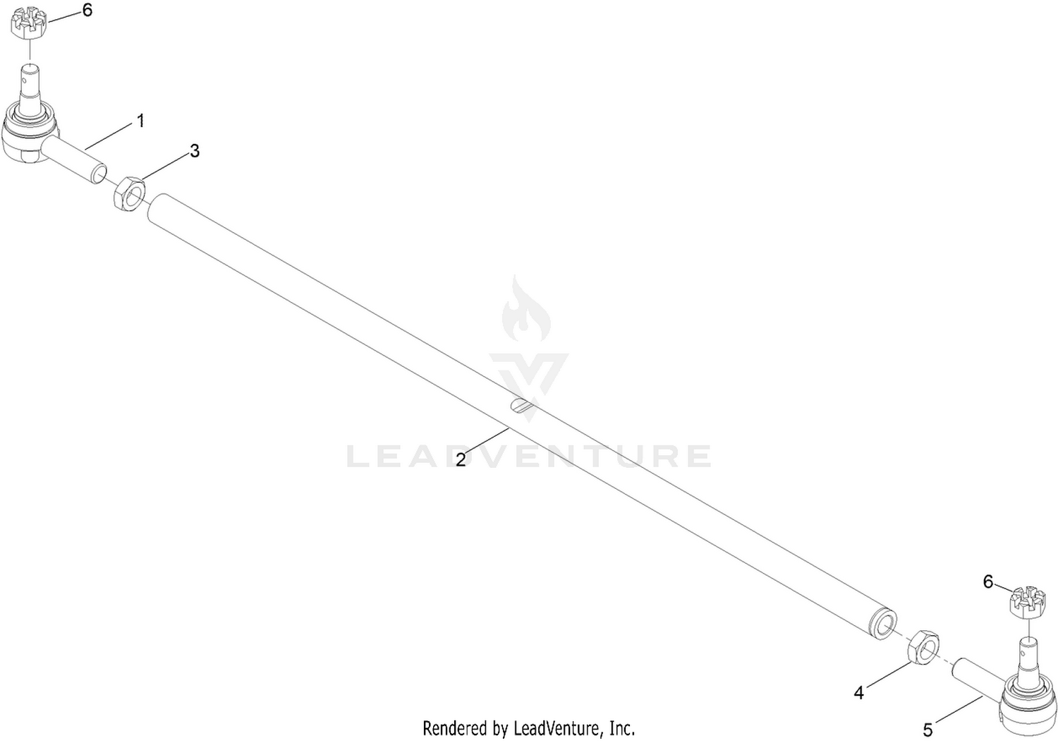 Tie Rod Assembly No. 139-6029