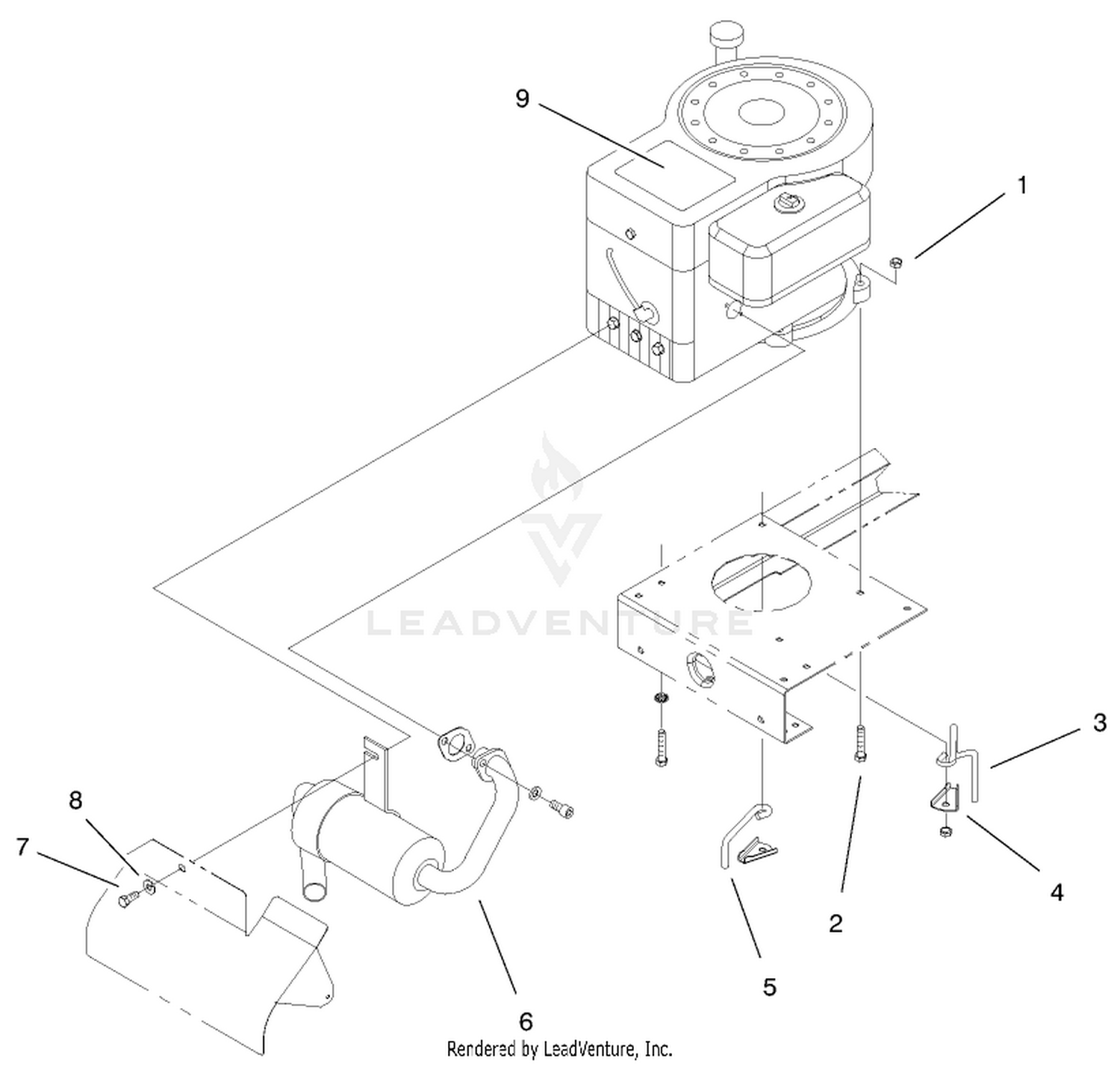 Engine System Components Assembly 2
