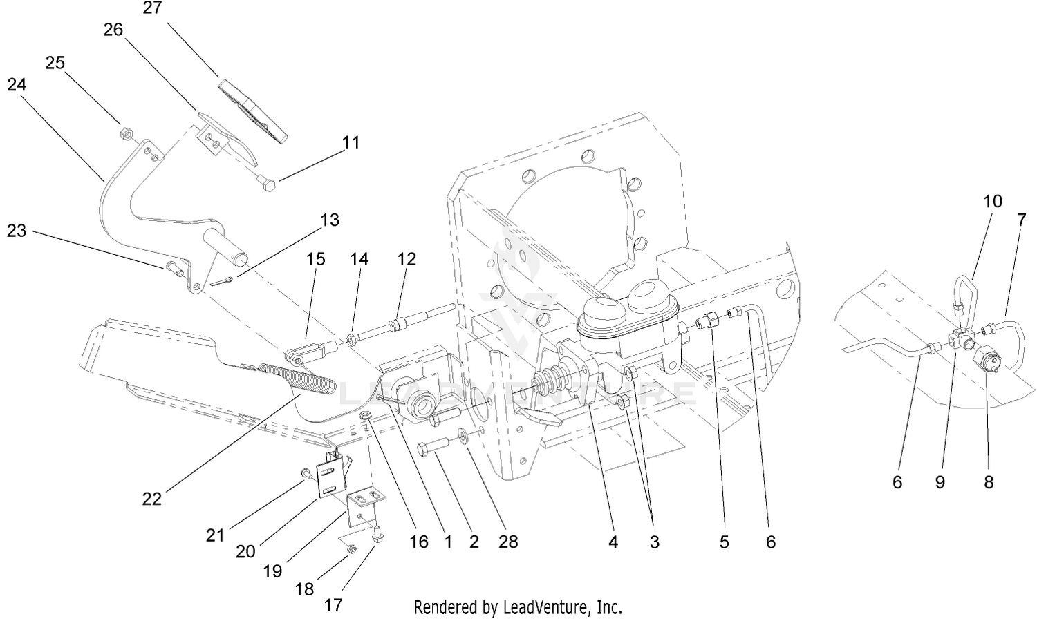 Service Brake Assembly