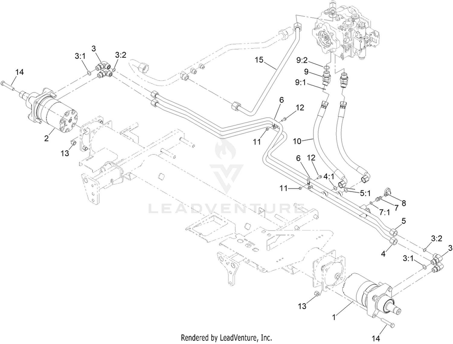 Traction Hydraulic Assembly