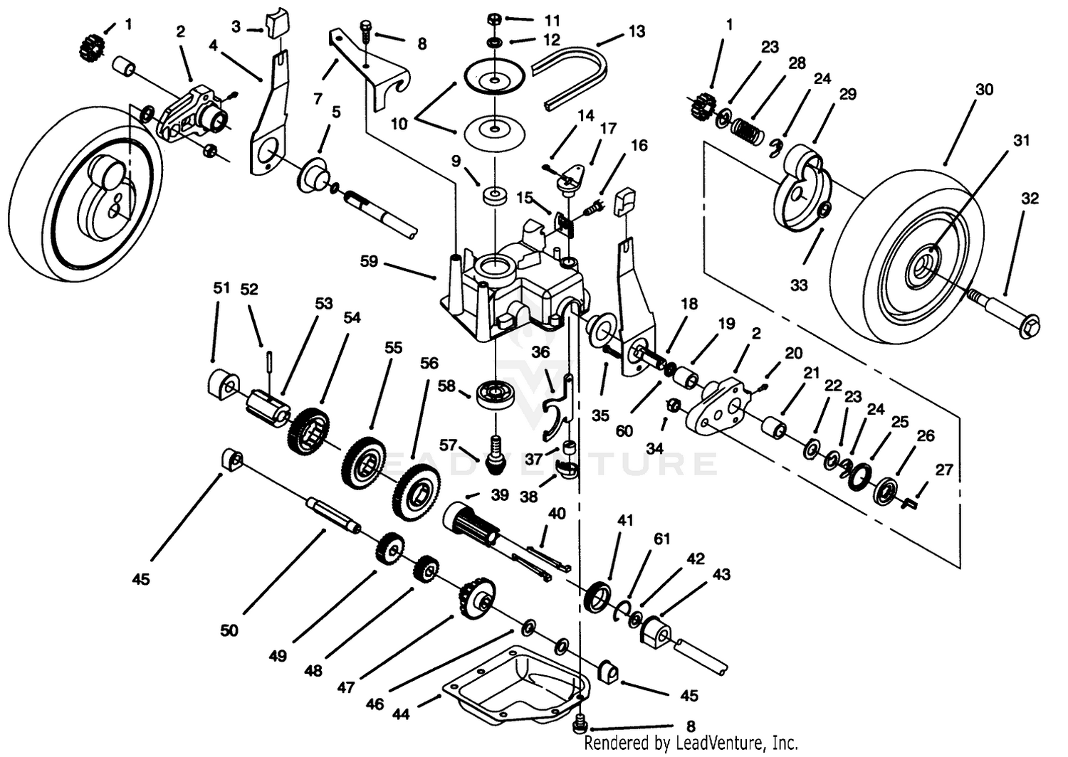 Gear Case Assebmly (continued)