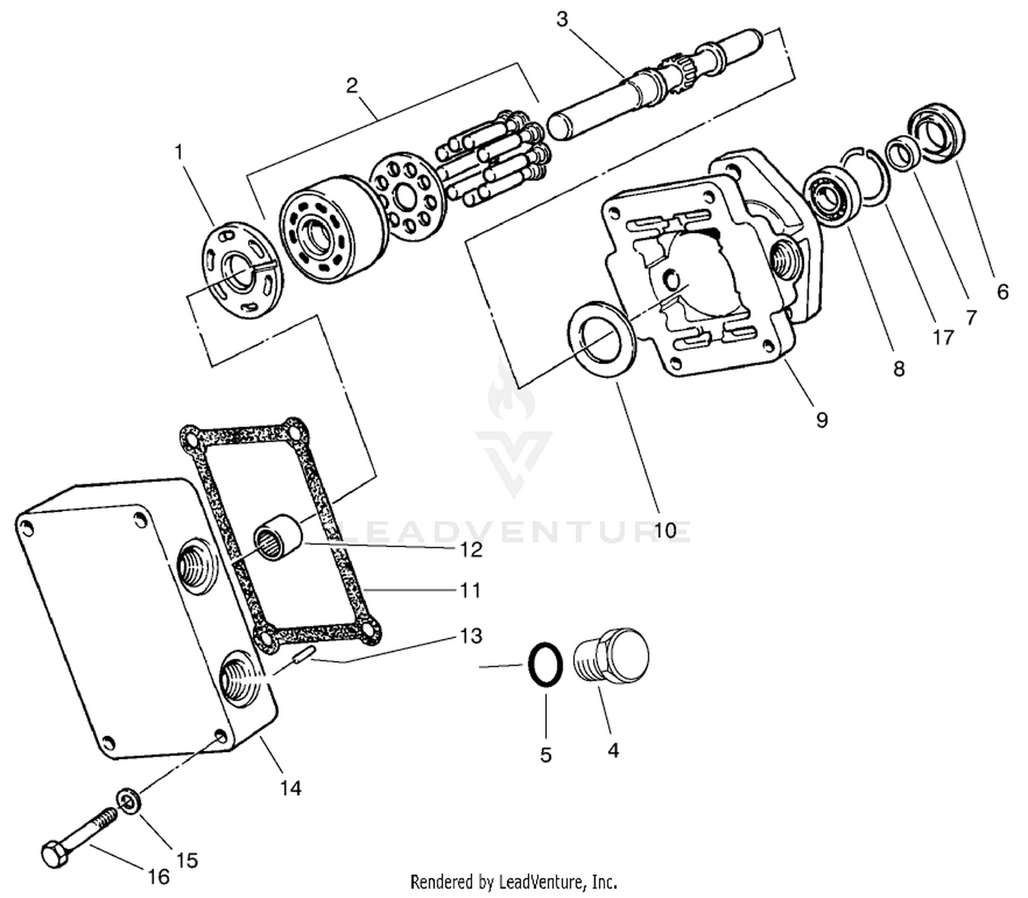 Hydraulic Motor No. 92-2556