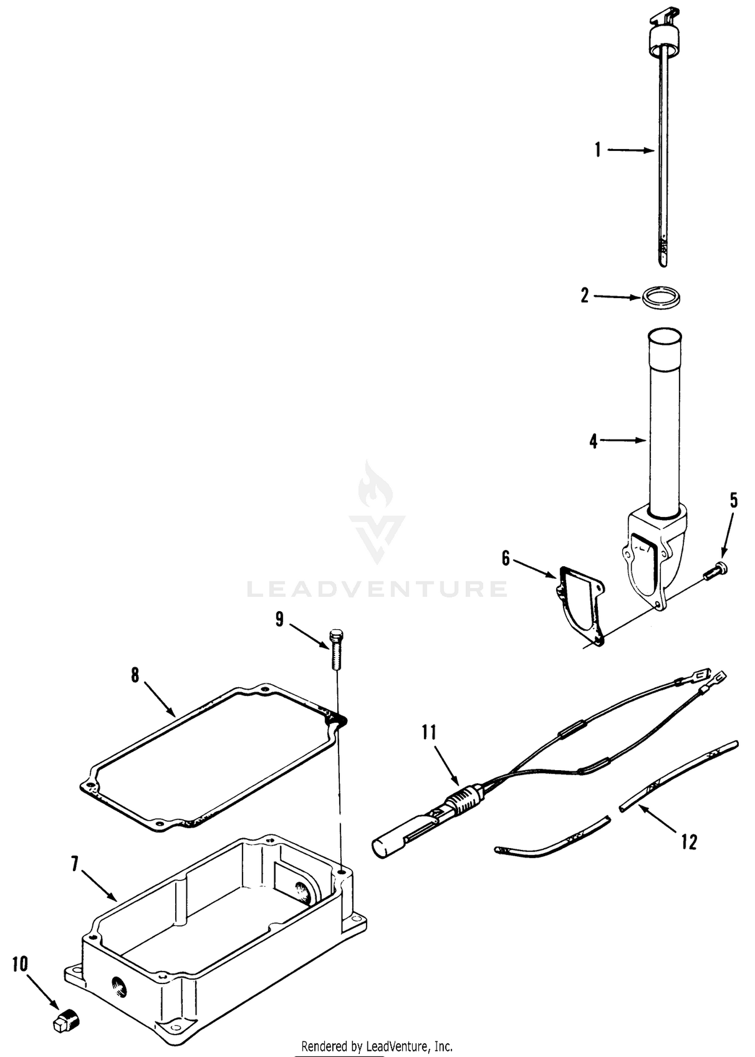 Kohler Oil Pan  Dipstick