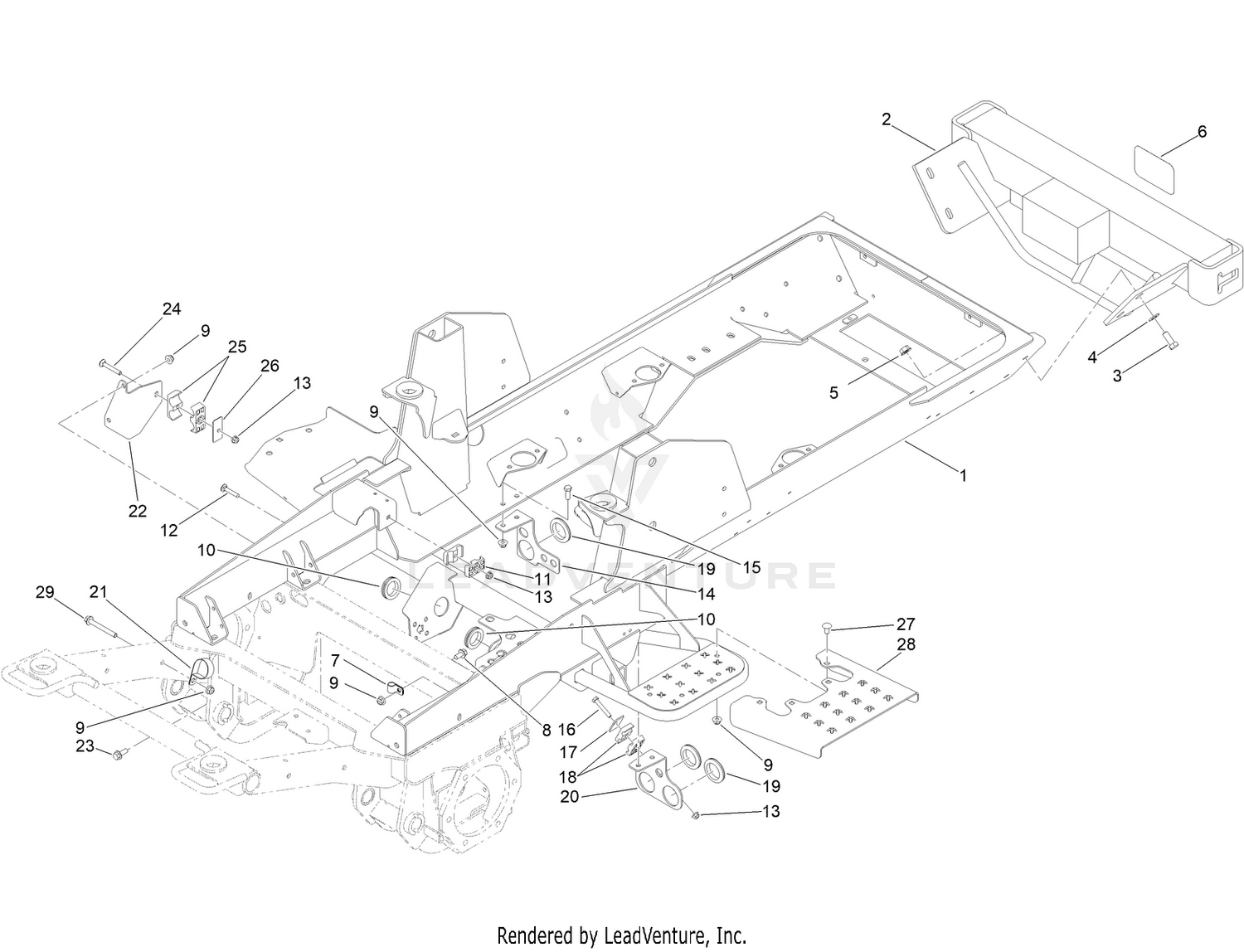 Frame and Bumper Assembly