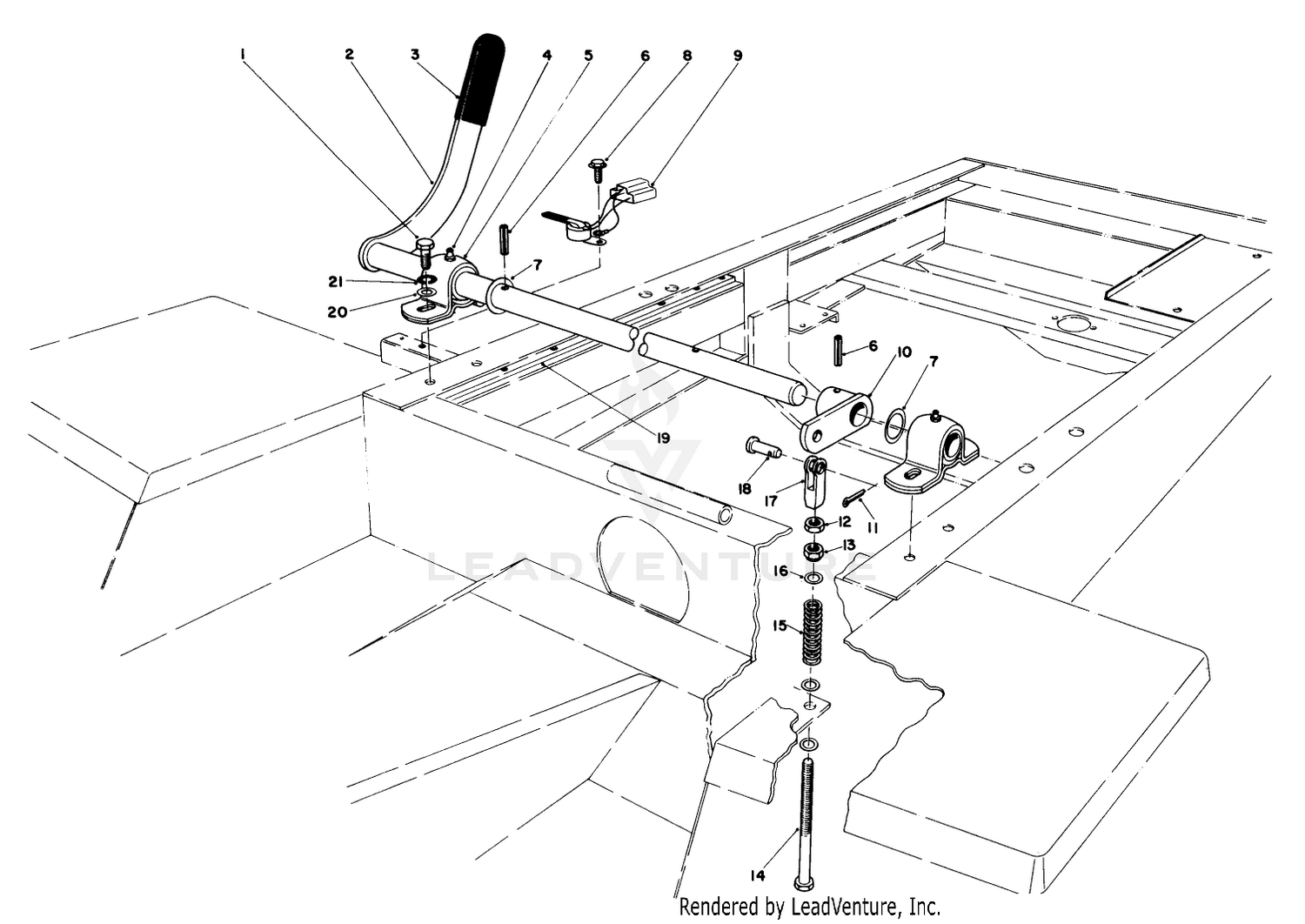 Power Take Off Lever Assembly
