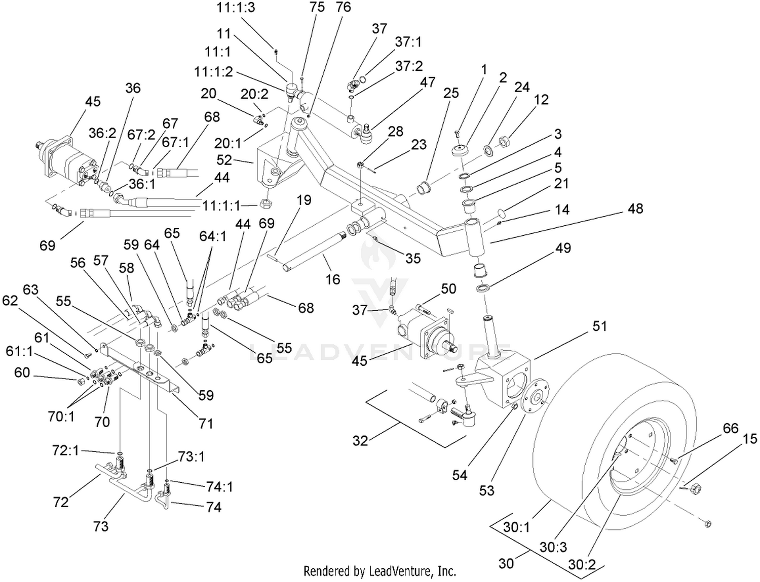 Rear Axle Assembly