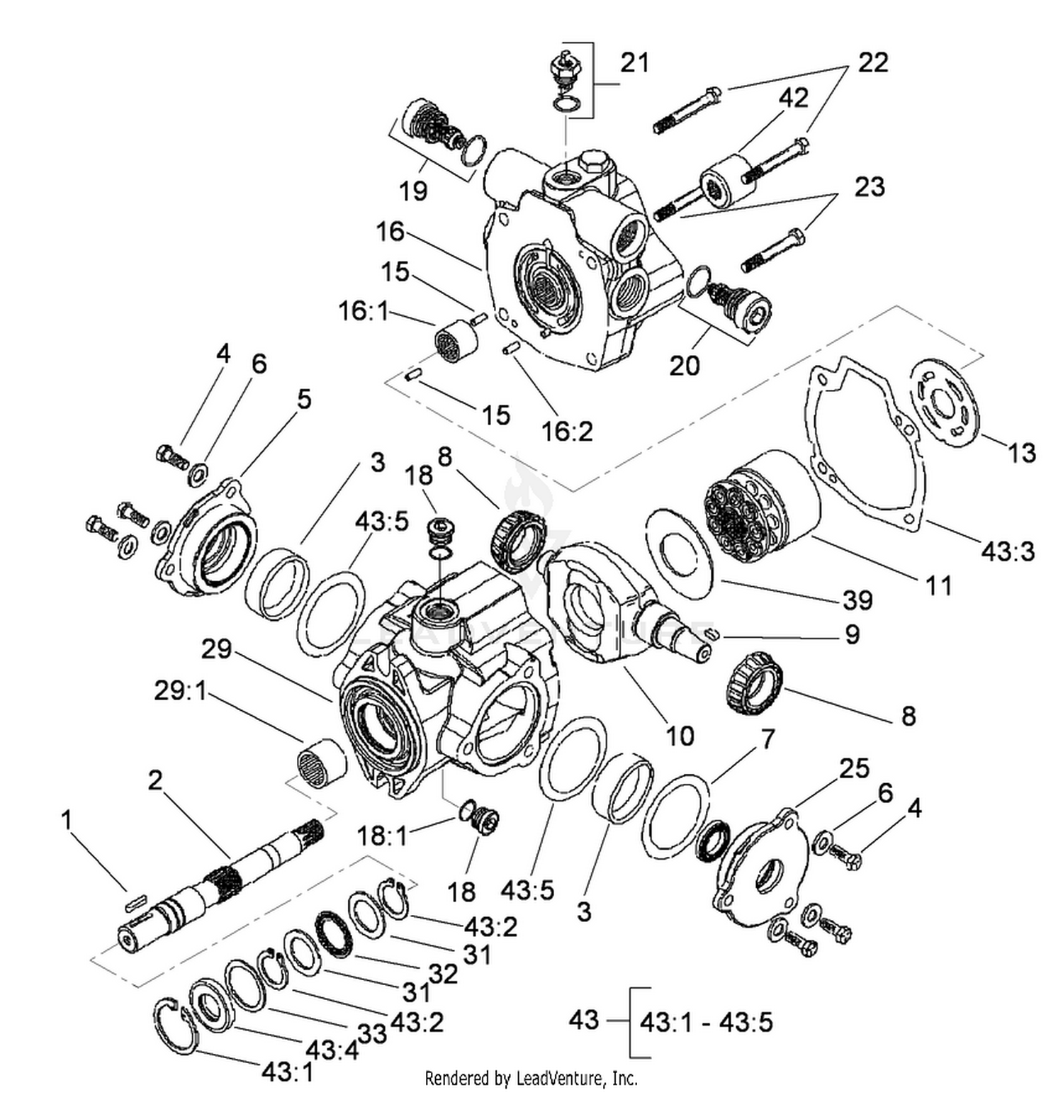 Piston Pump Assembly No. 104-4890