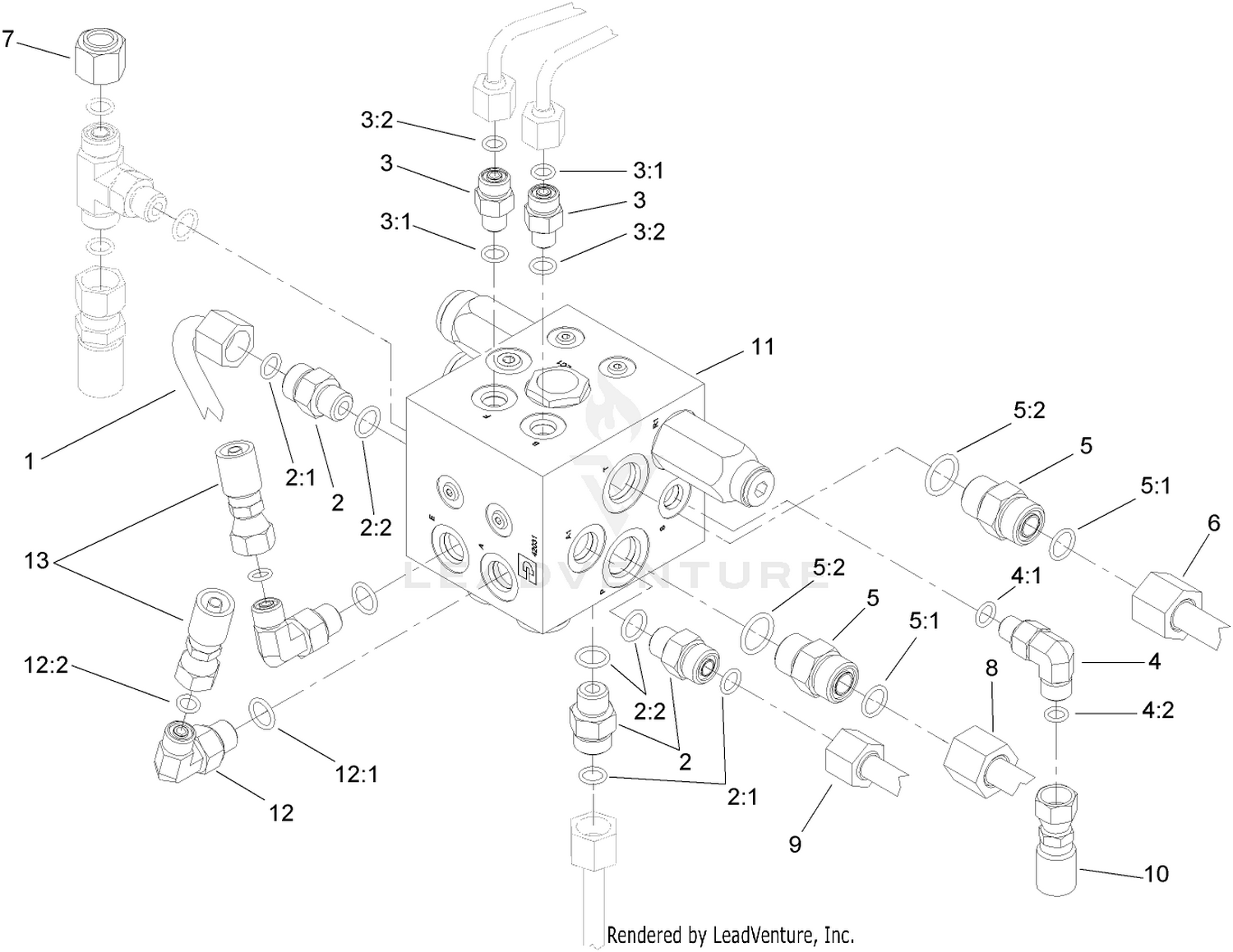 Counterbalance Manifold Installation Assembly