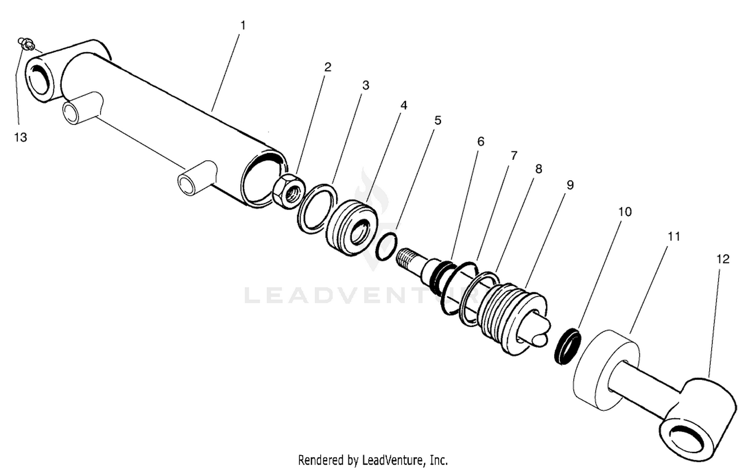 Hydraulic Cylinder No. 93-9311