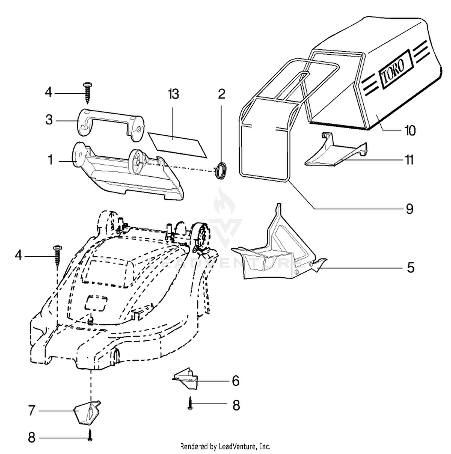 Bag  Recycling Parts Model-No. 21070, 21071