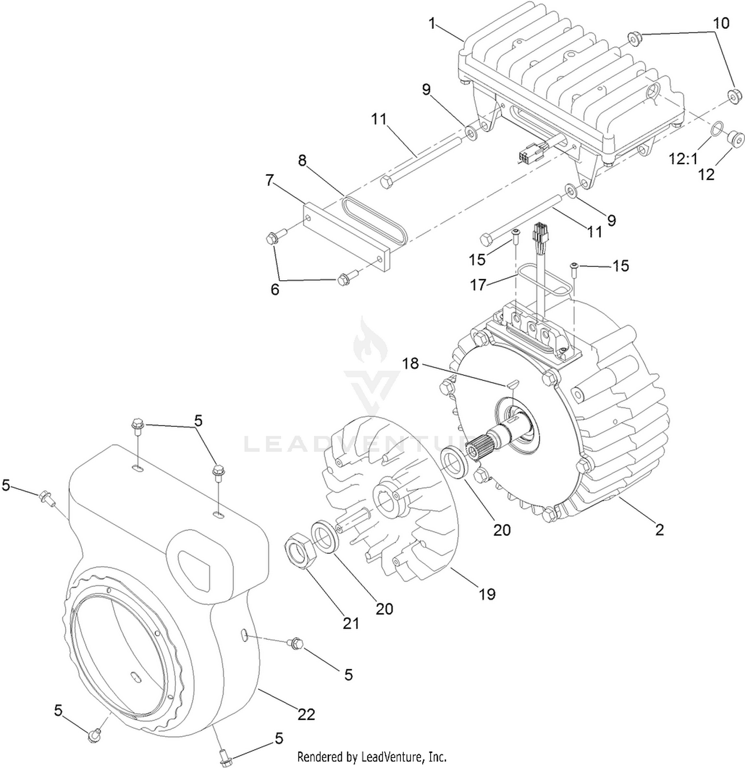 Generator/Controller Assembly No. 125-1515