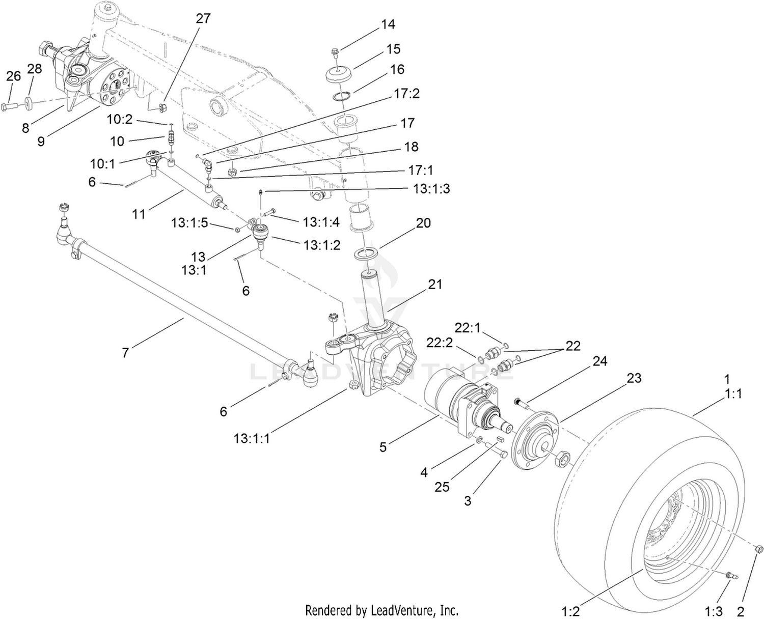 Rear Axle Assembly