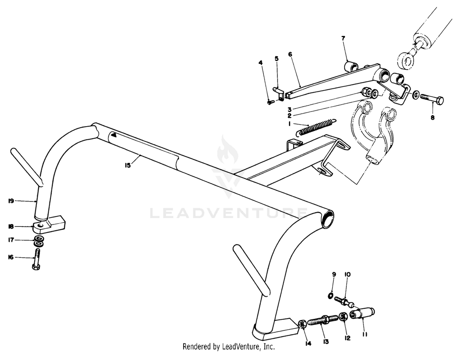 Direct Suspension Pull Frame Kit Model No. 04452 (optional)