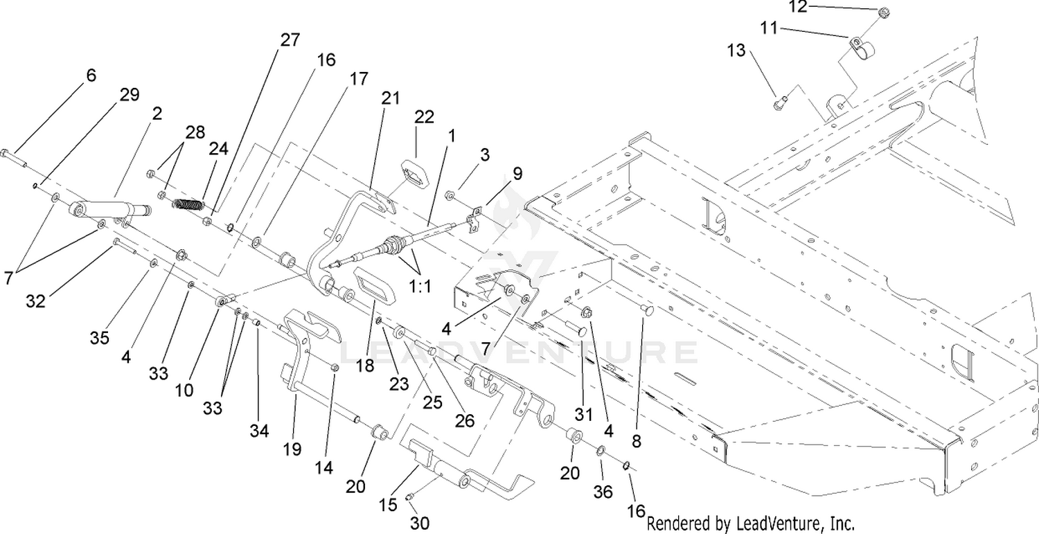 Traction Pedal Assembly