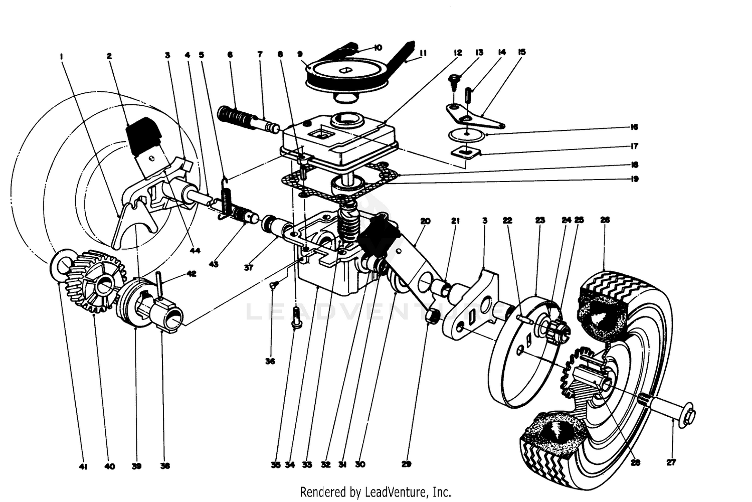 Gear Box Assembly Model 16264