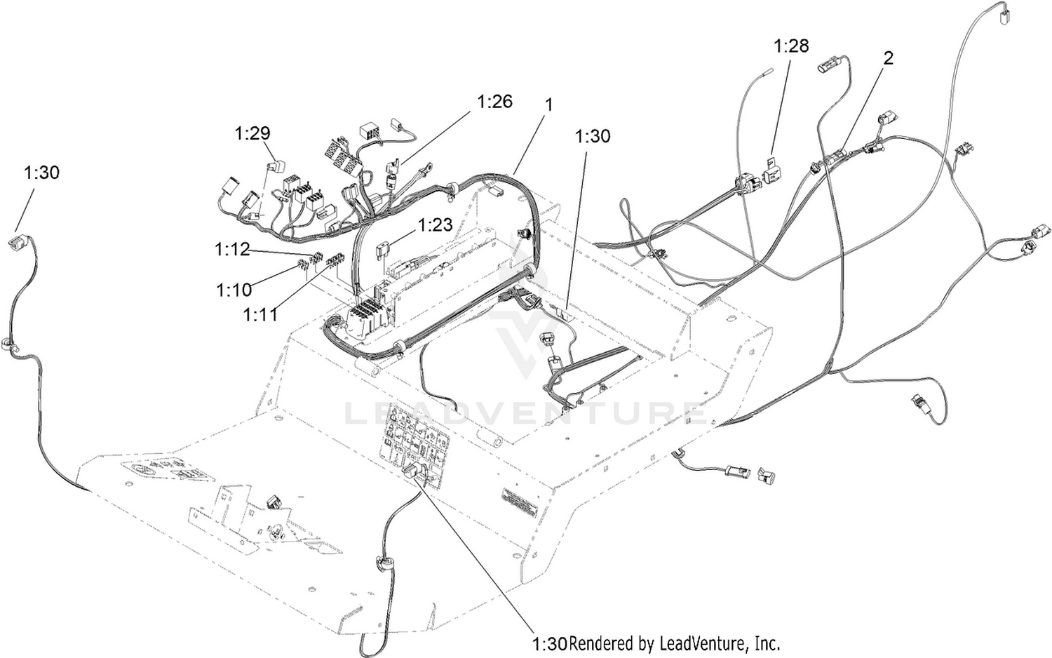 Platform Wire Harness and Fuse Assembly
