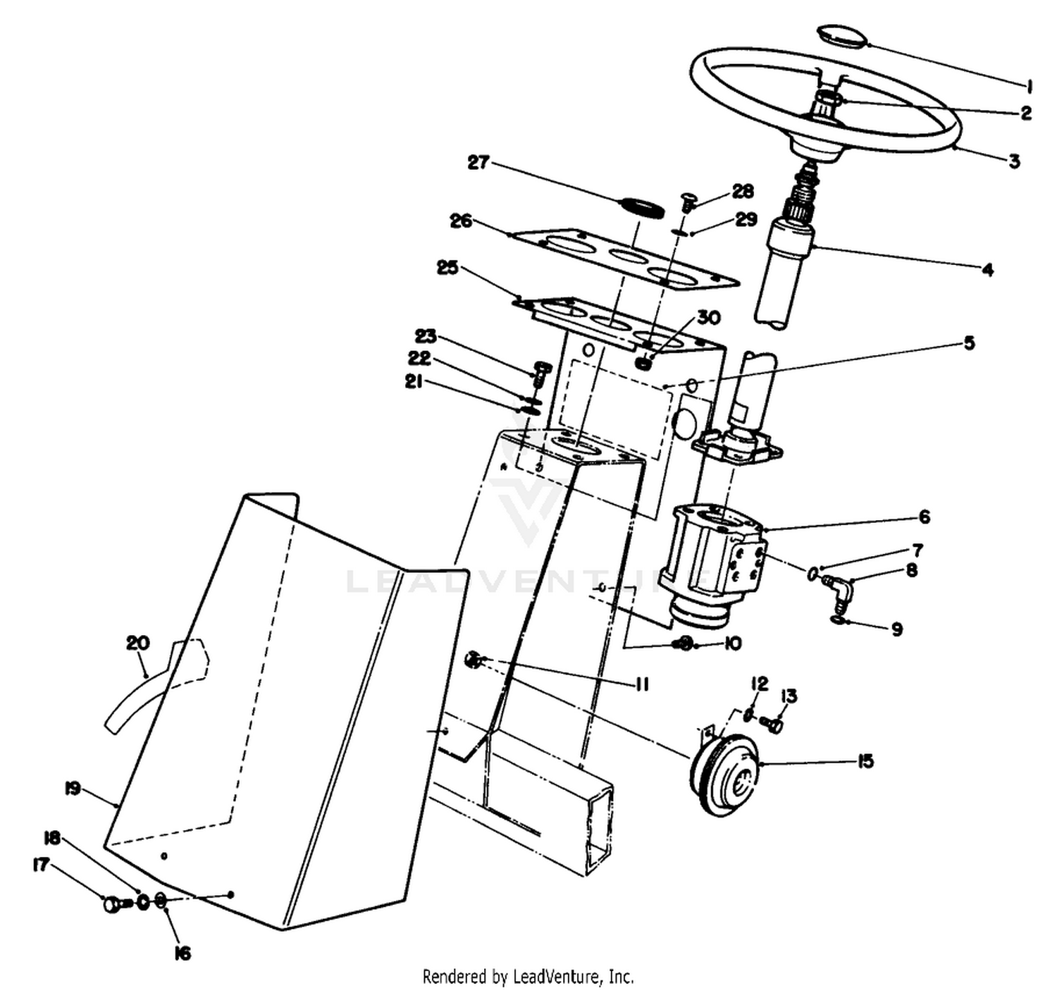 Steering Tower Assembly