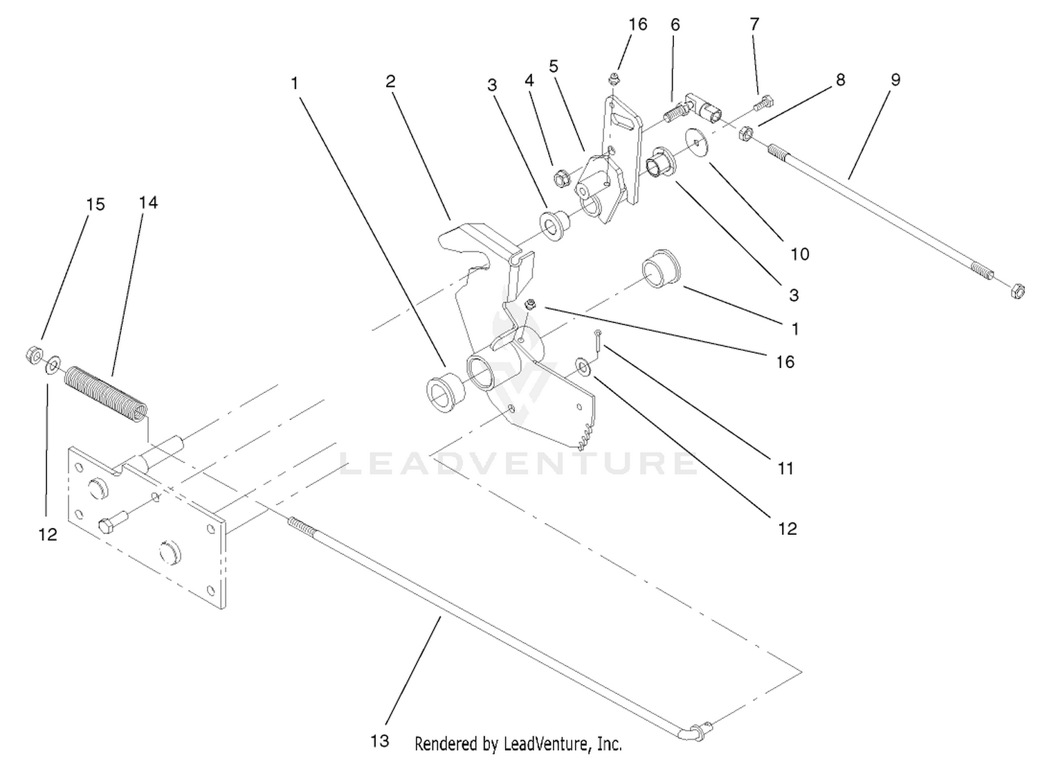 Parking Brake Lower Assembly