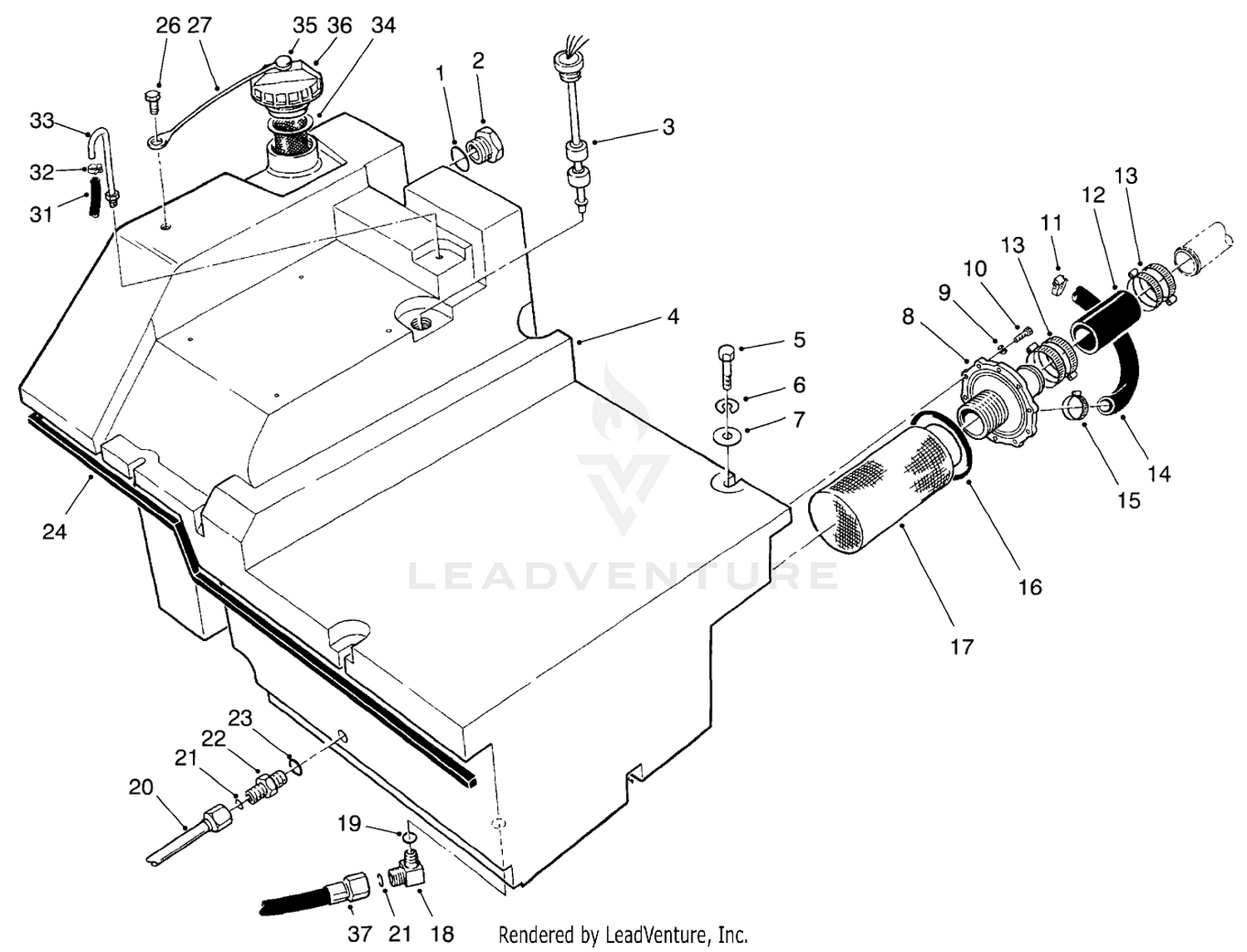 Hydraulic Tank Assembly