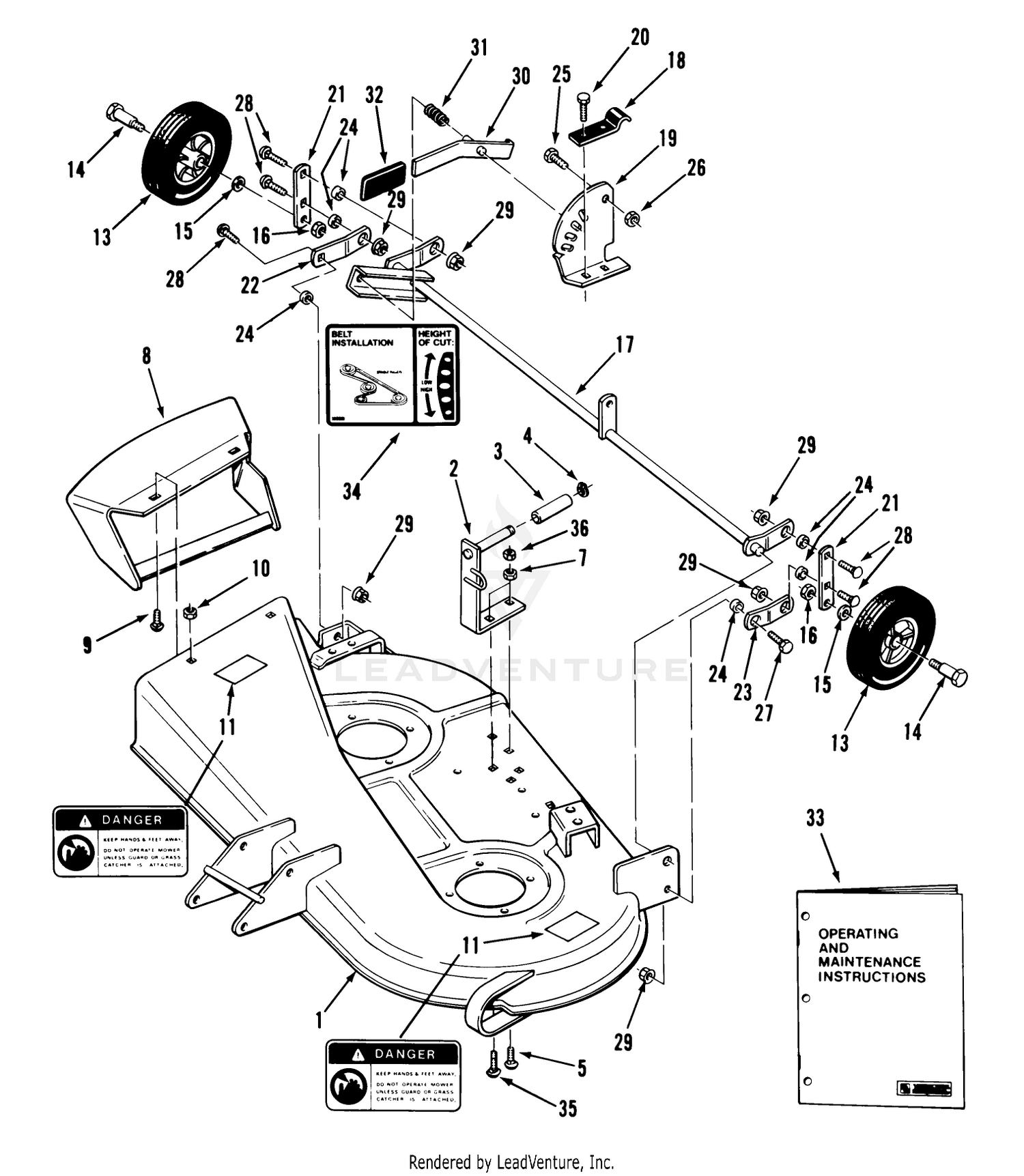 Side Discharge Mower-32 In. (81 Cm) (vehicle Identification Number 05-32sb06)