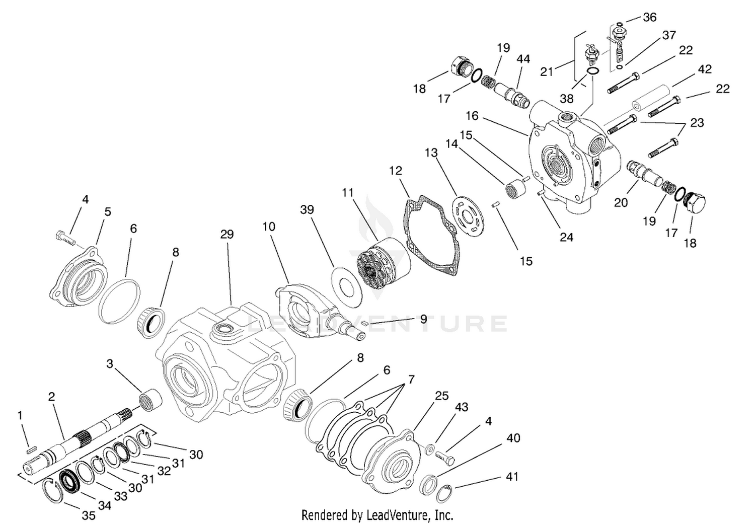 Piston Pump Assembly No. 95-8599