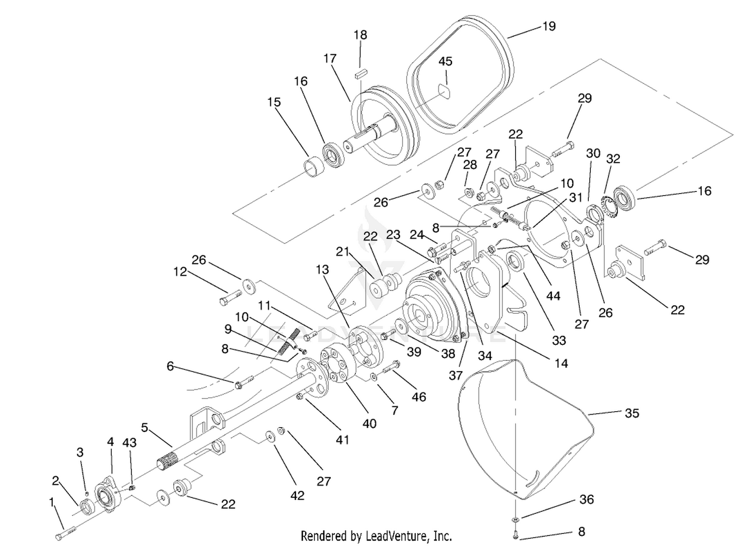 Pto Shaft  Clutch Assembly