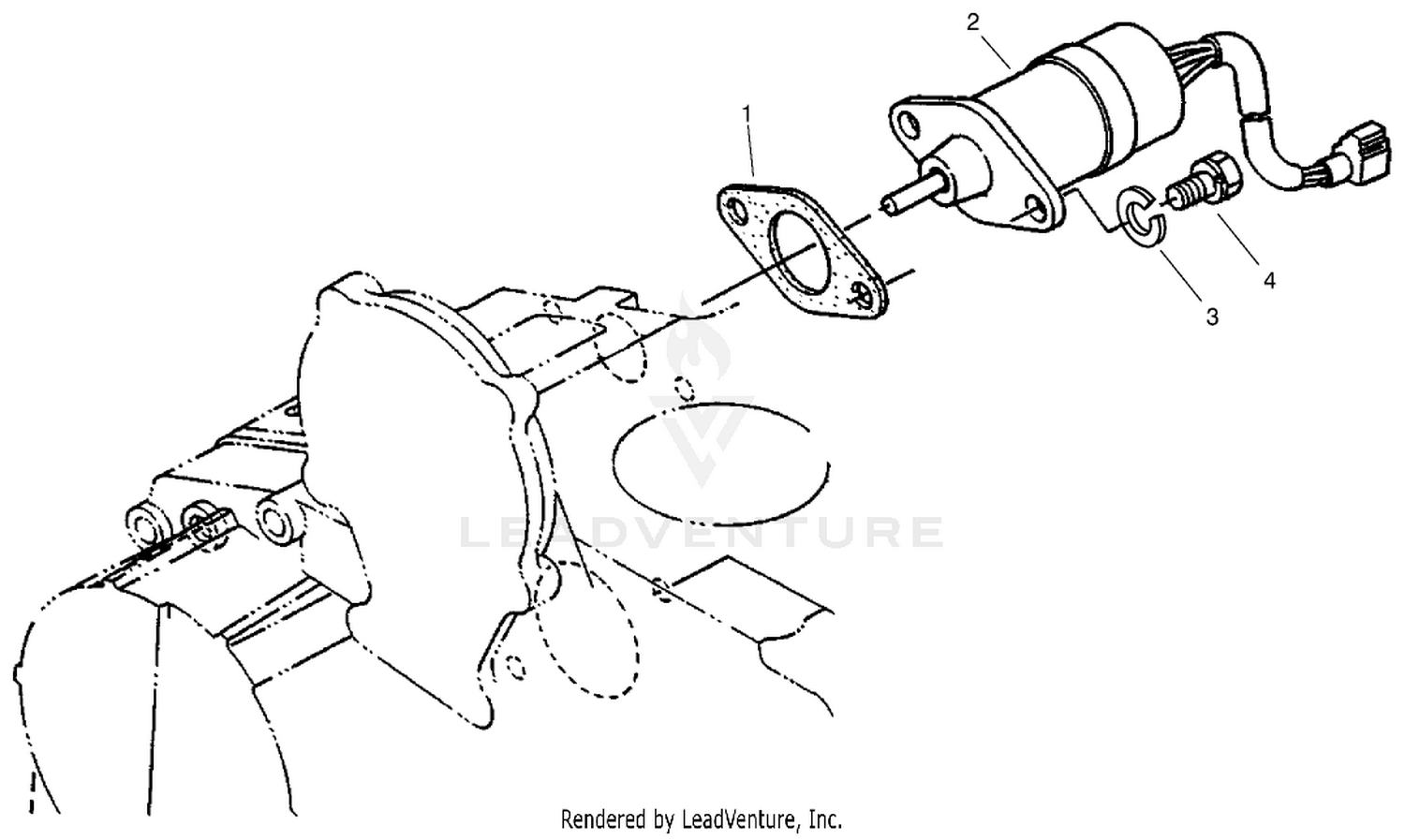 Stop Solenoid And Fuel Pump Assembly