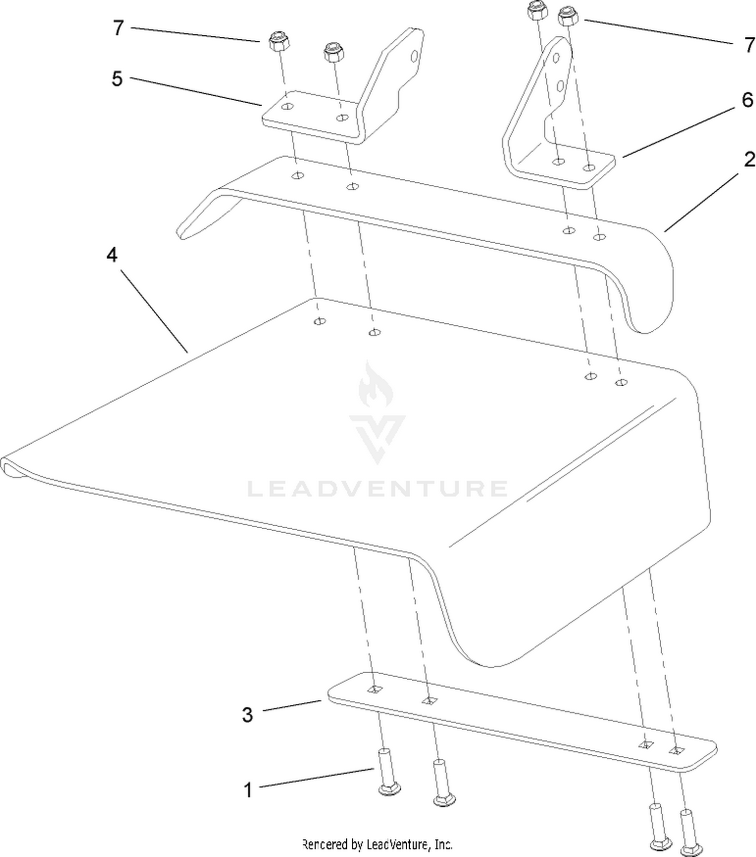 Rubber Deflector Assembly No. 108-2792
