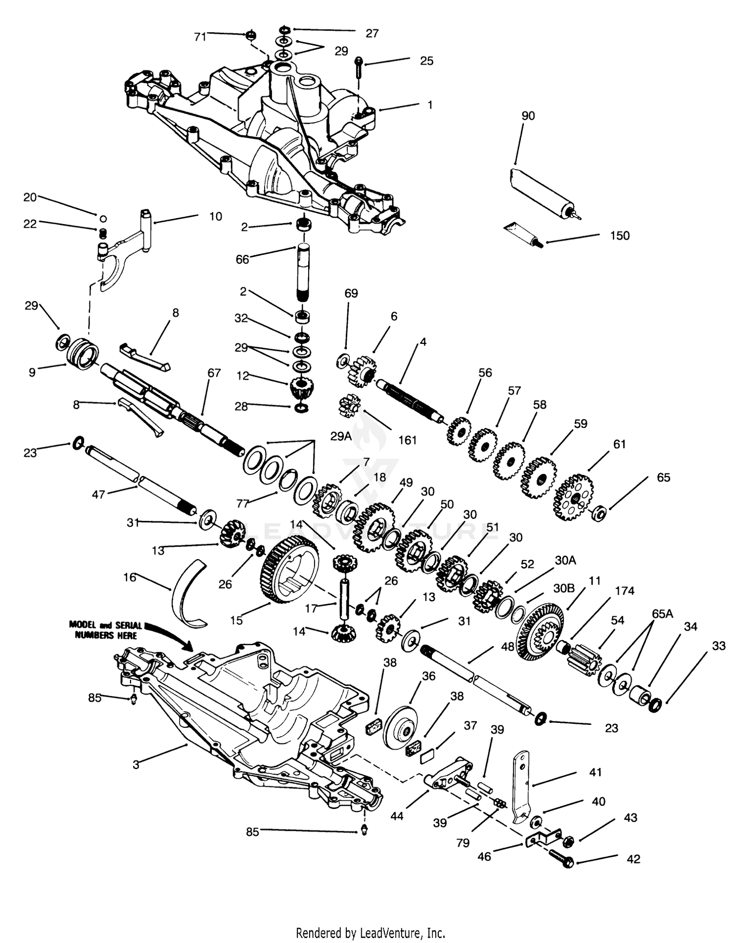 Peerless Transaxle Model No. 915-019