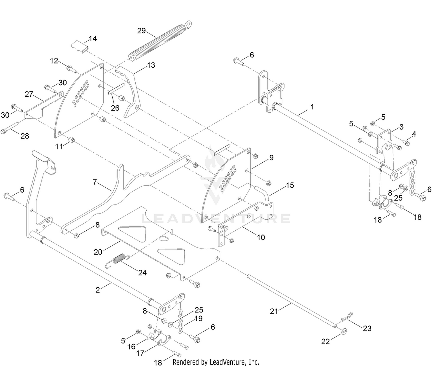 Deck Lift Assembly
