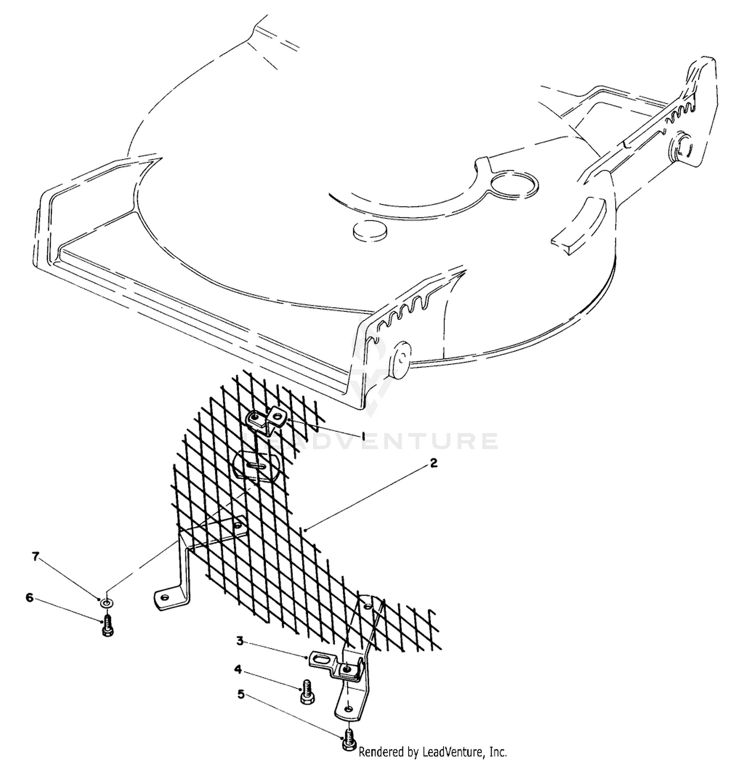 Leaf Shredder Kit Model No. 59157 (optional)