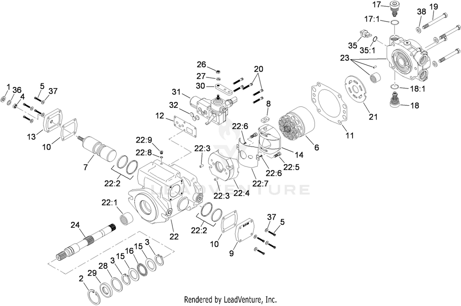 Piston Pump Assembly No. 114-9769
