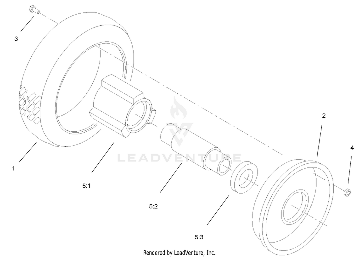 Wheel  Tire Assembly No. 53-7720