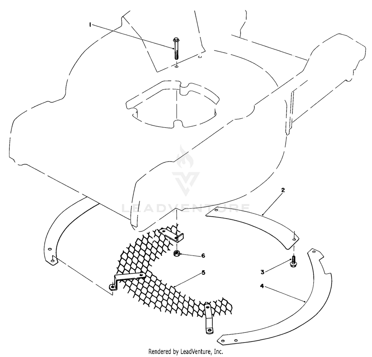 Leaf Shredder Kit No. 59101 (optional)