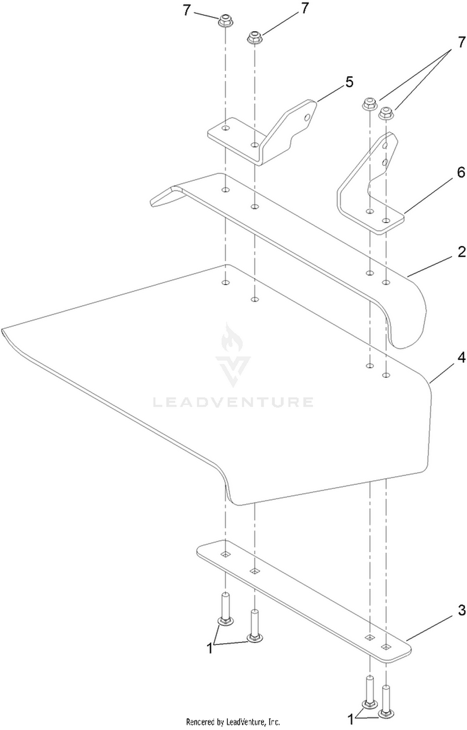 Deflector Assembly No. 163-4544