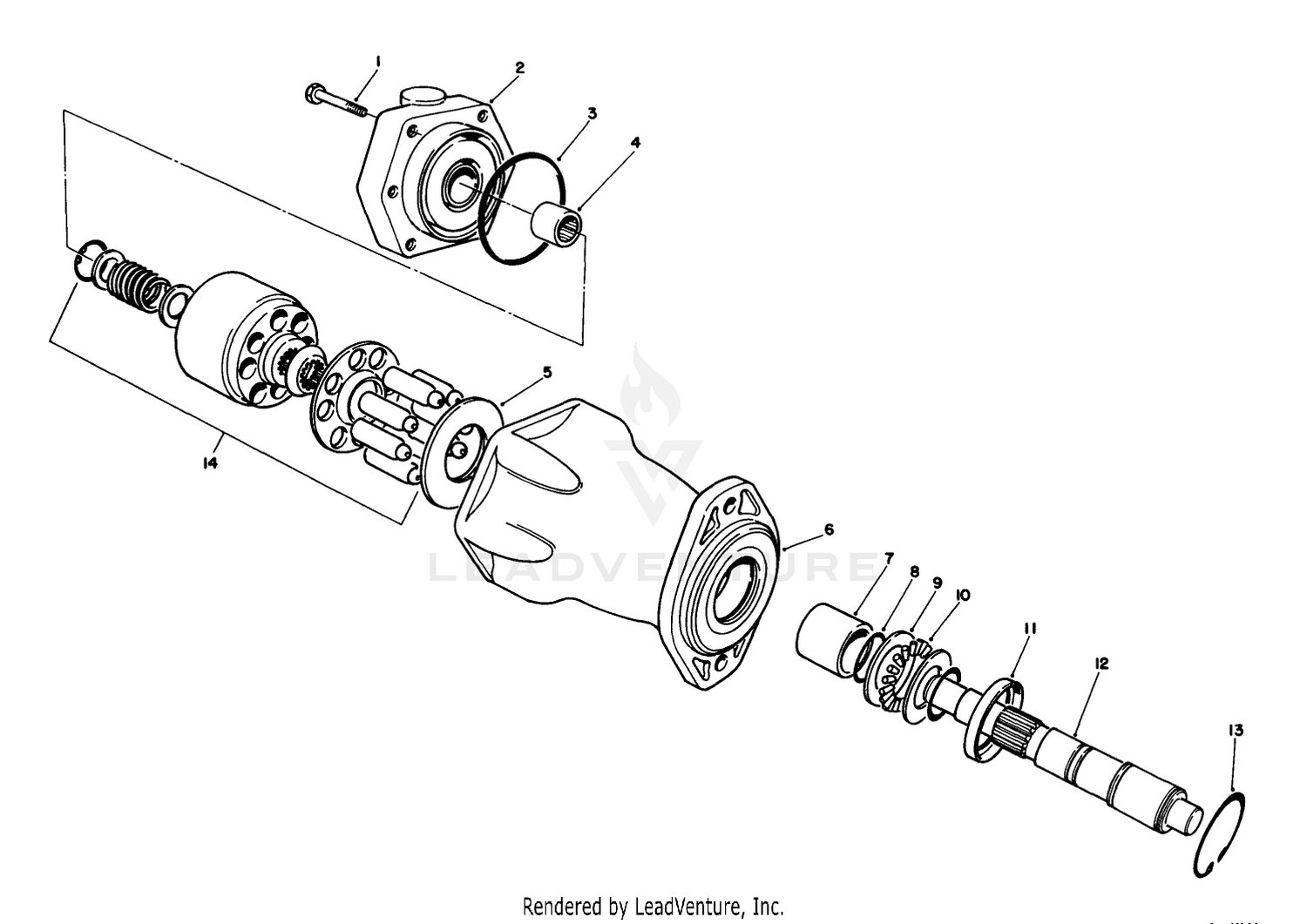 Hydraulic Motor No. 76-6580 (model No. 30455)