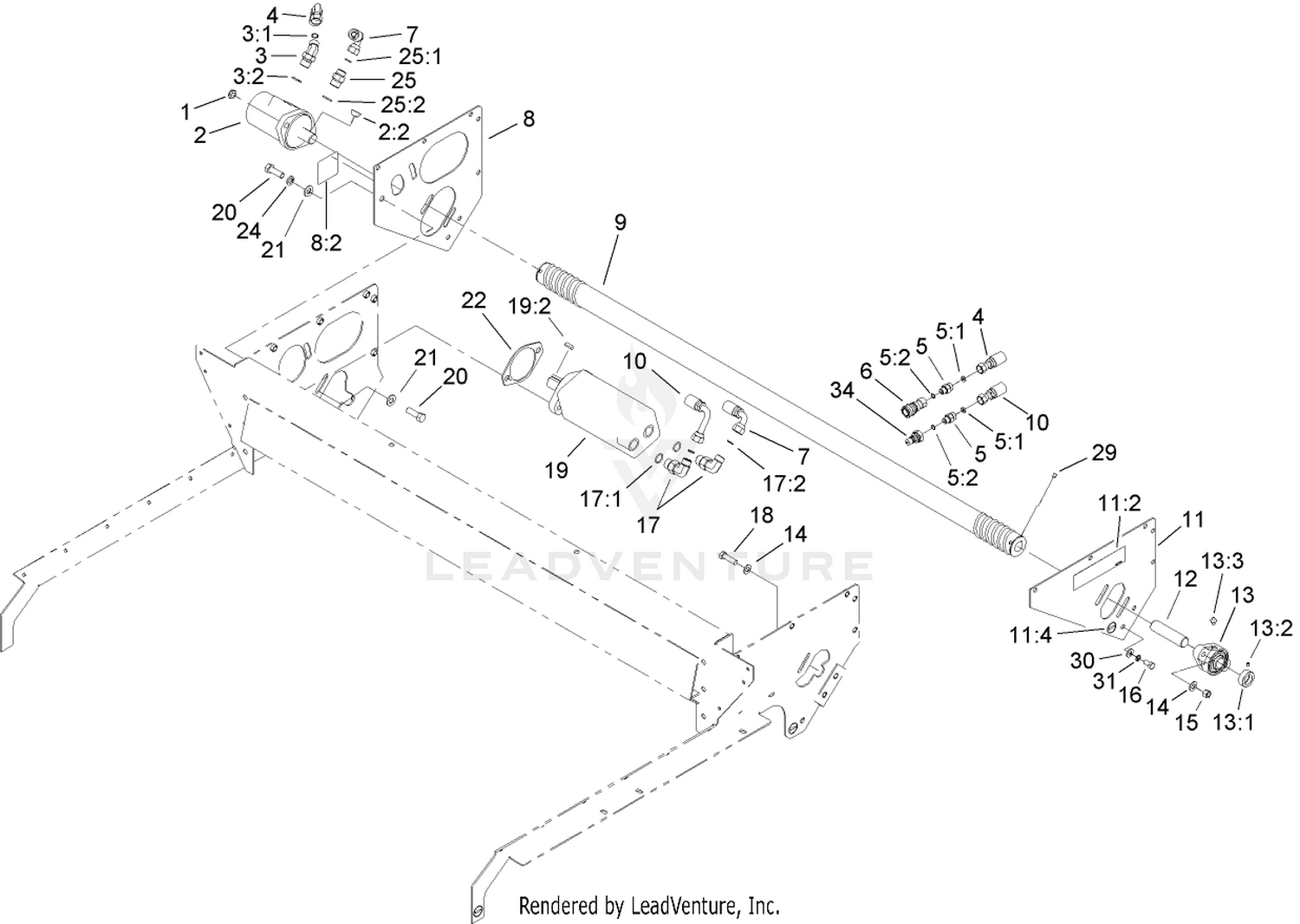 Brush and Motor Assembly