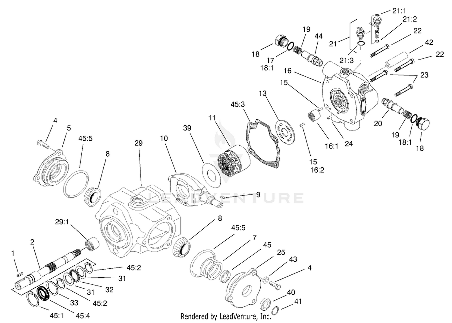 Piston Pump Assembly No. 104-4832