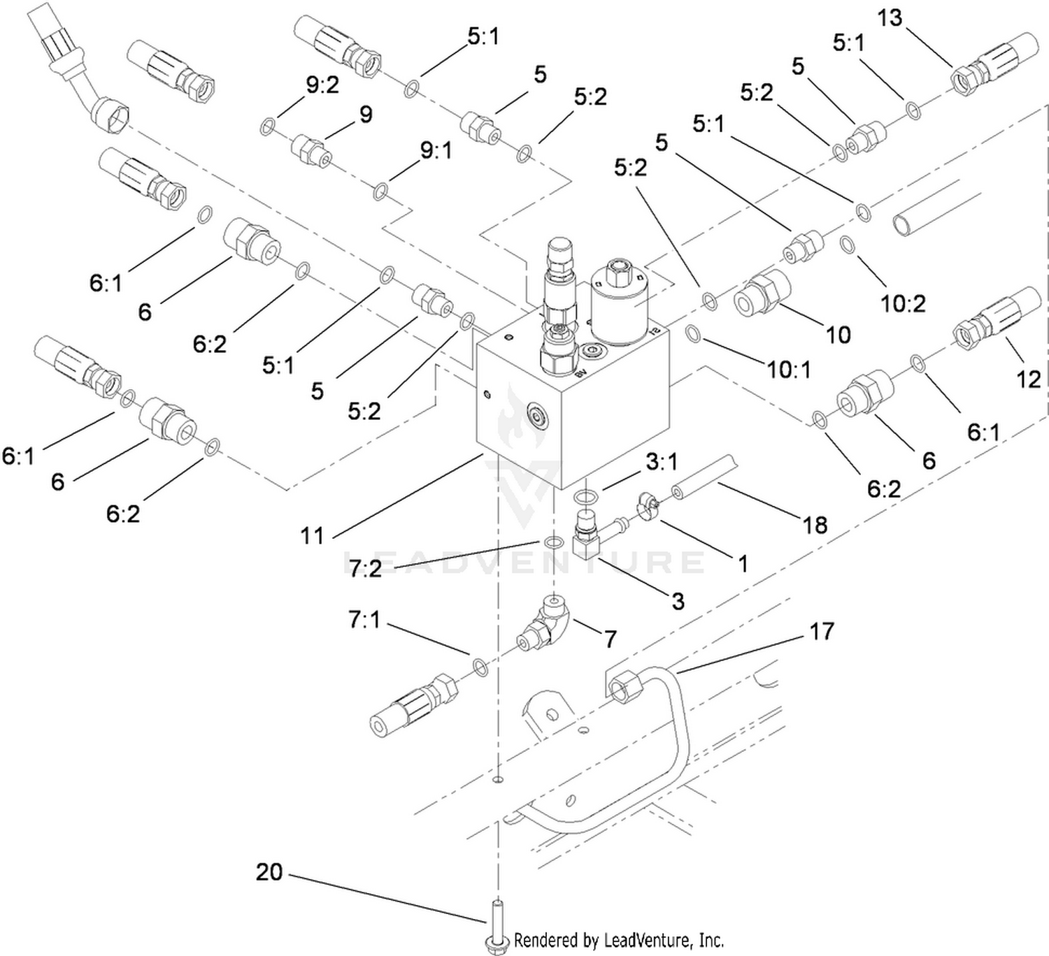 Manifold Block Installation Assembly