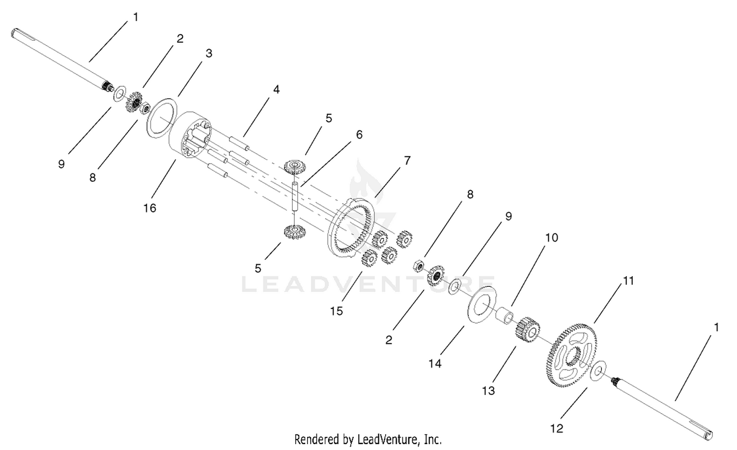 Differential Gear Assembly