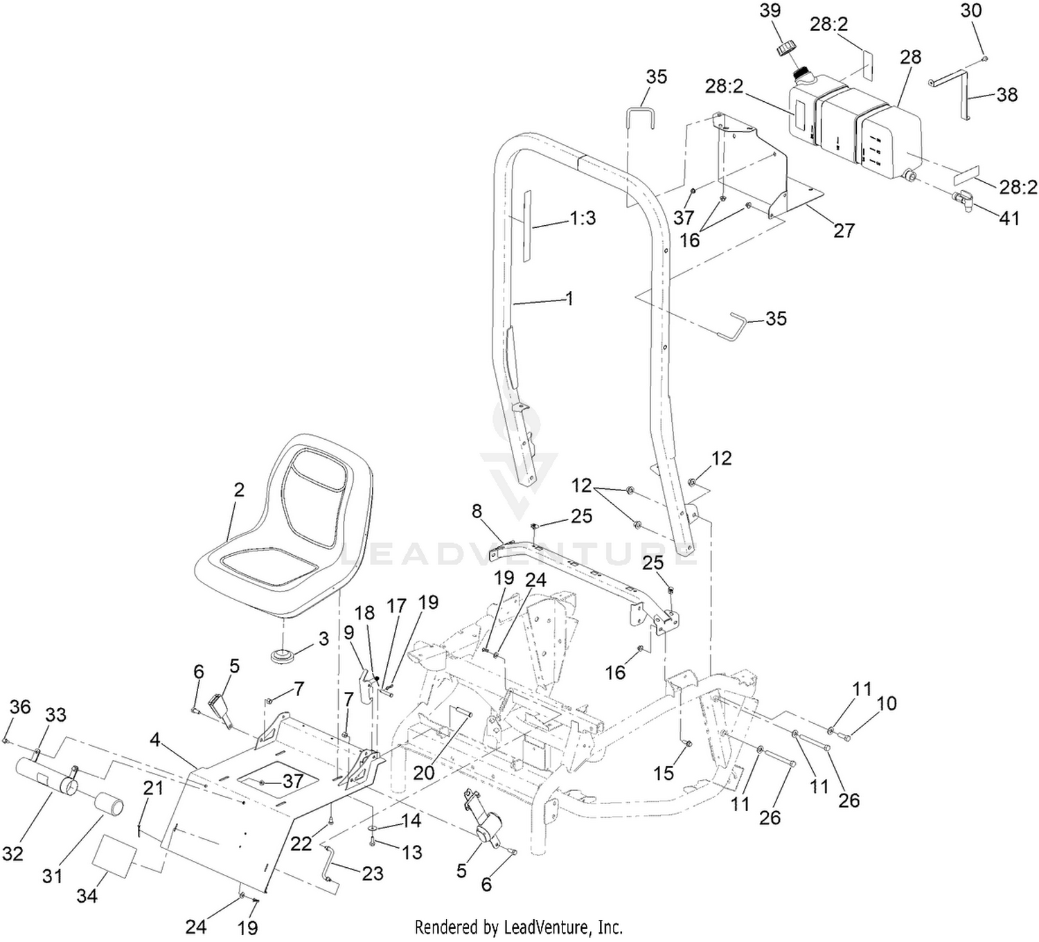 Roll-Over Protection System and Seat Assembly