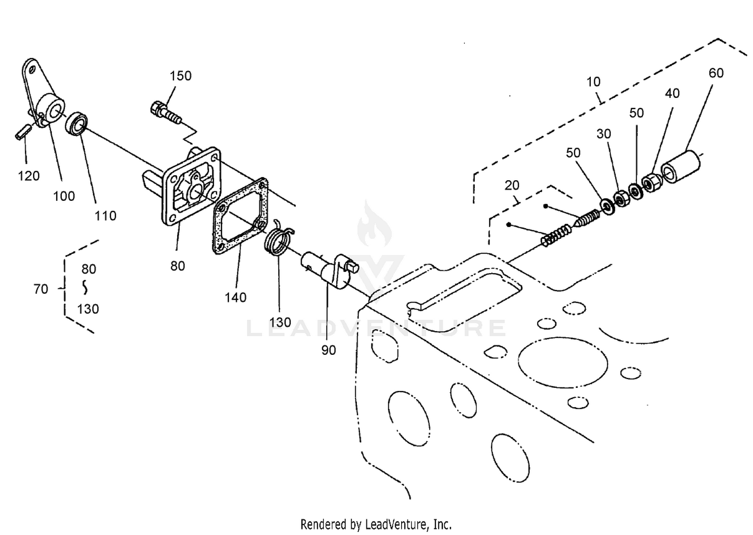 Engine Stop Lever Assembly
