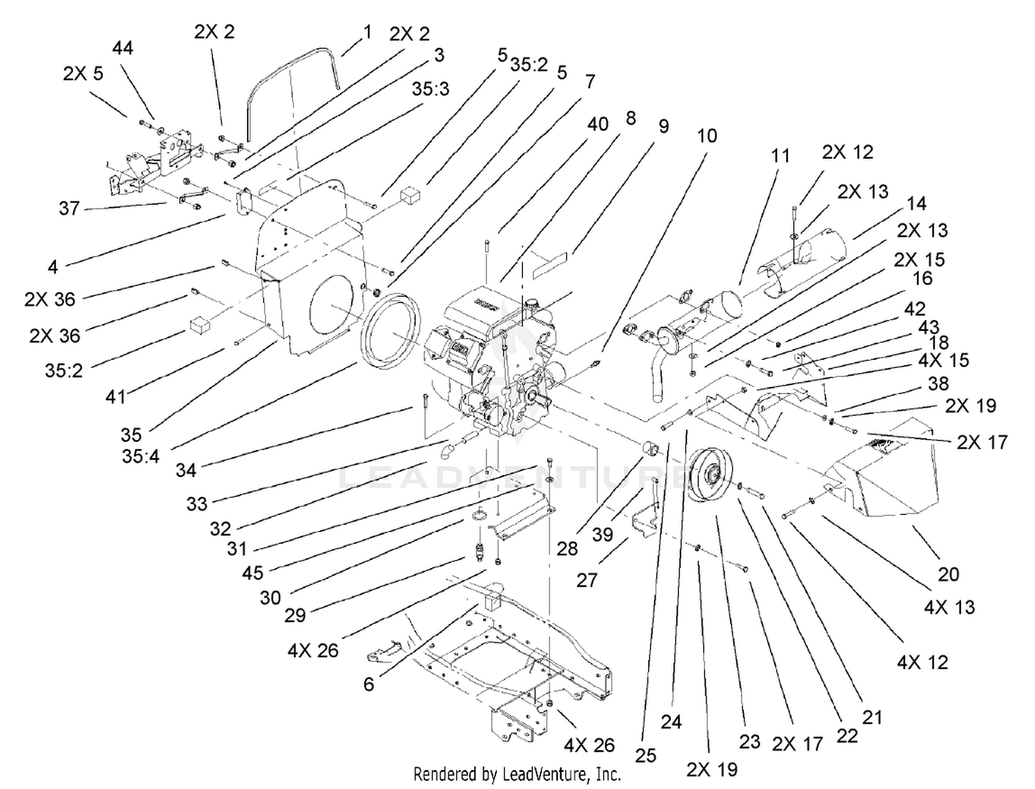 Air Cooled Engine Assembly