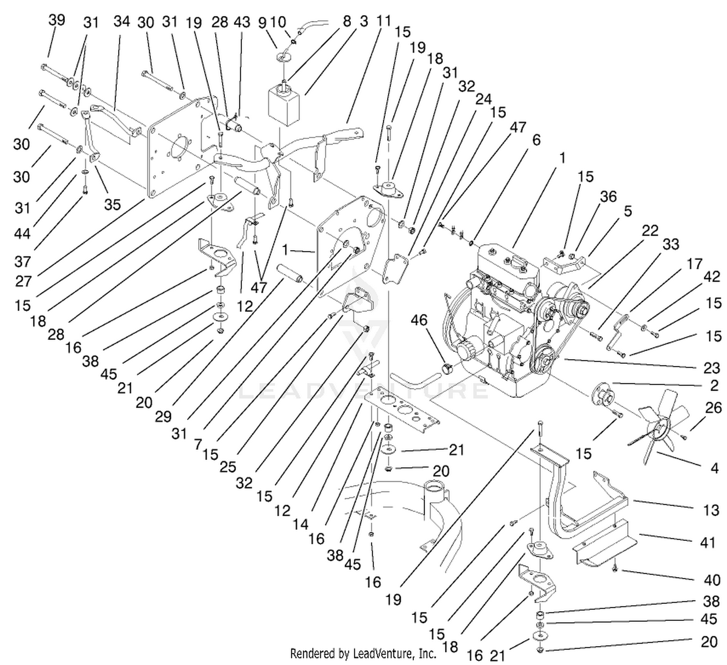 Engine Installation Assembly