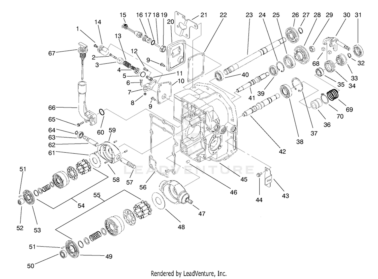 Hydraulic Housing Assembly
