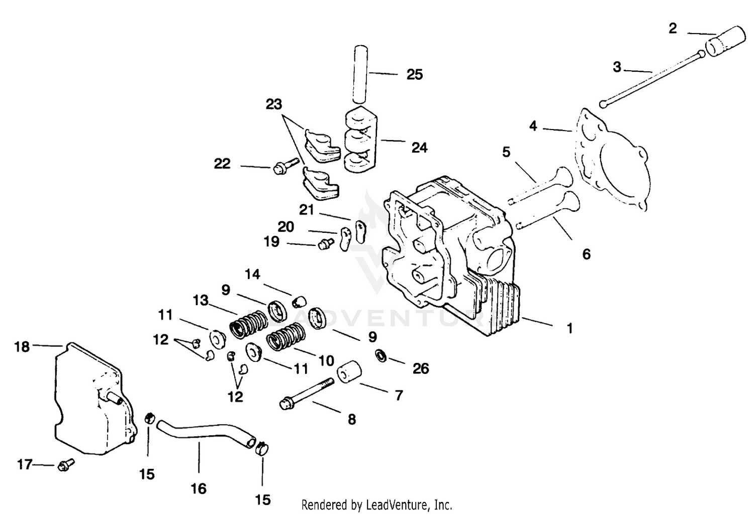 Engine Kohler Model No. Cv14 T-1412 2