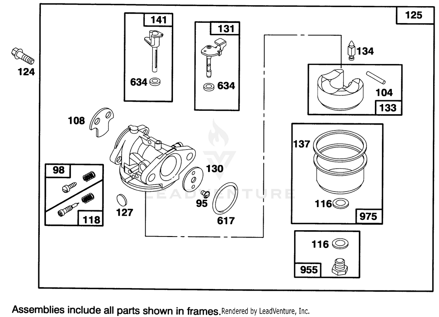 Engine Briggs  Stratton Model 127702-0115-01 3
