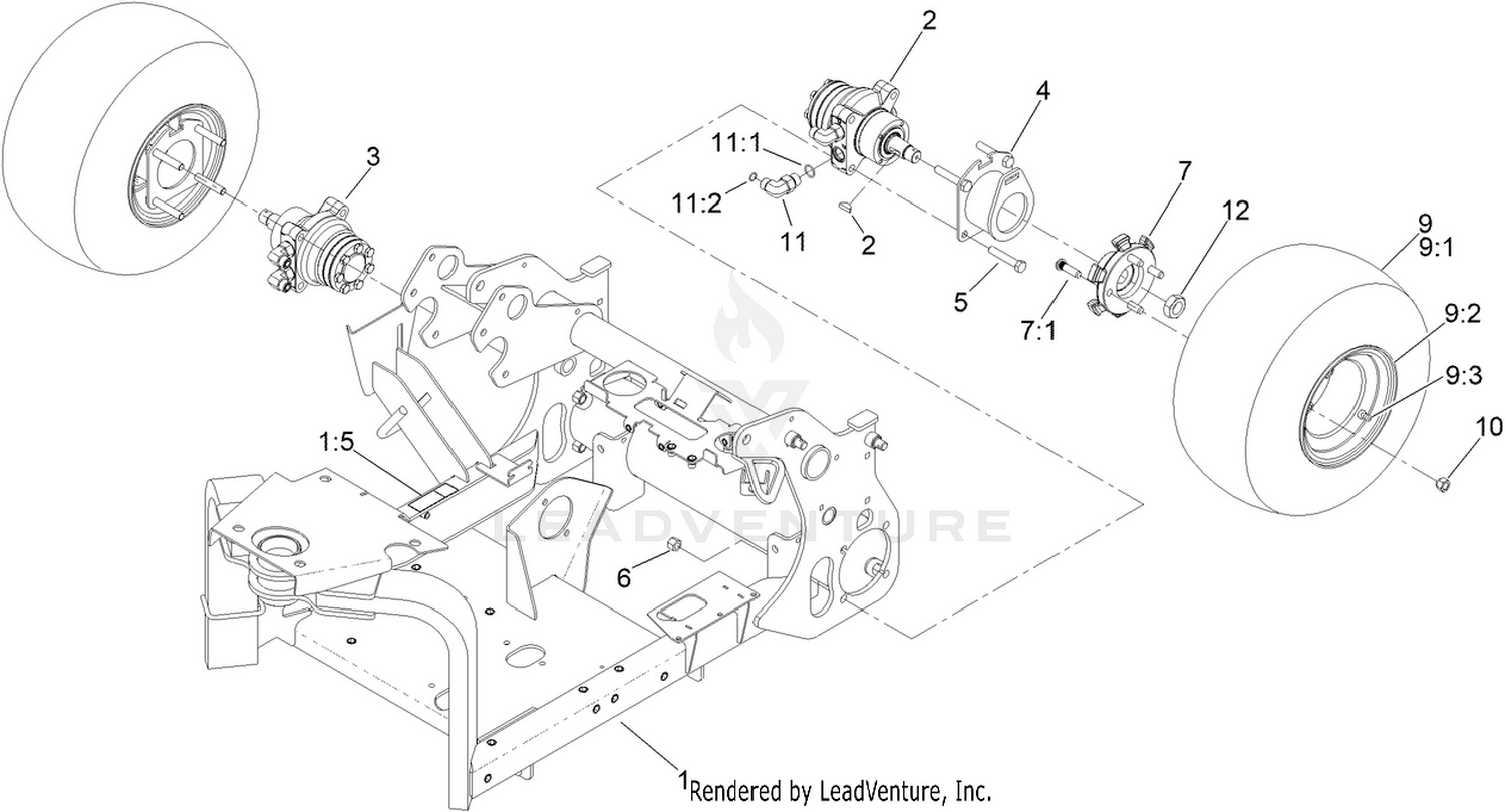 Rear Hydraulic Drive Assembly